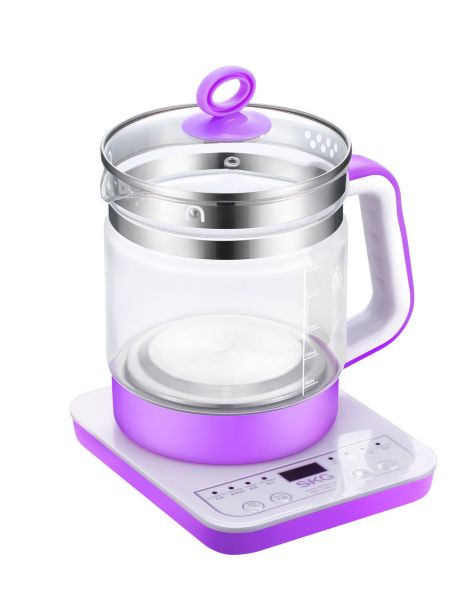 SKG全品類養生壺 1.8L玻璃壺身，唯品會專享的8大功能健康之選